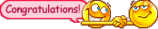 Congratulation :cong